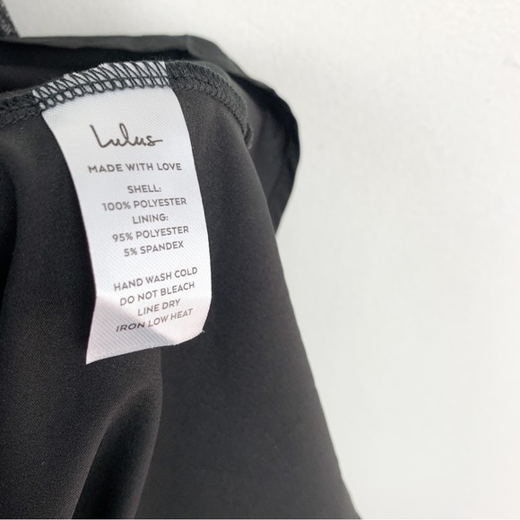 Lulu’s Romantic Sheer Black Polka Dot Mesh Tiered Midi Dress Sz S - Picture 8 of 9